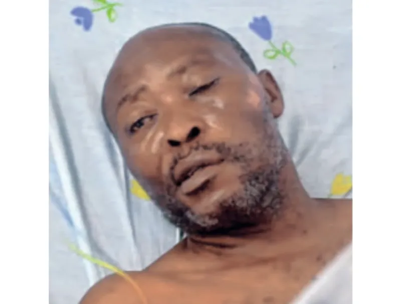 Patrick Koumba, le taximan agressé par des inconnus et qui appelle à l’aide depuis l’hôpital canadien. © DR
