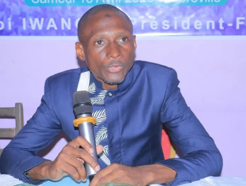 Ariel Éloi Iwangou-Iwangou, le président du PRD