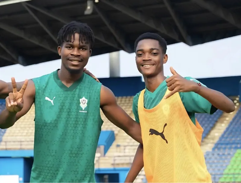 Assoumou et Kabinambele. © DR