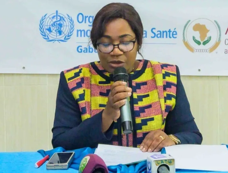 La ministre des Affaires sociales et de l’Inclusion, Nadine Nathalie Awanang-Anato