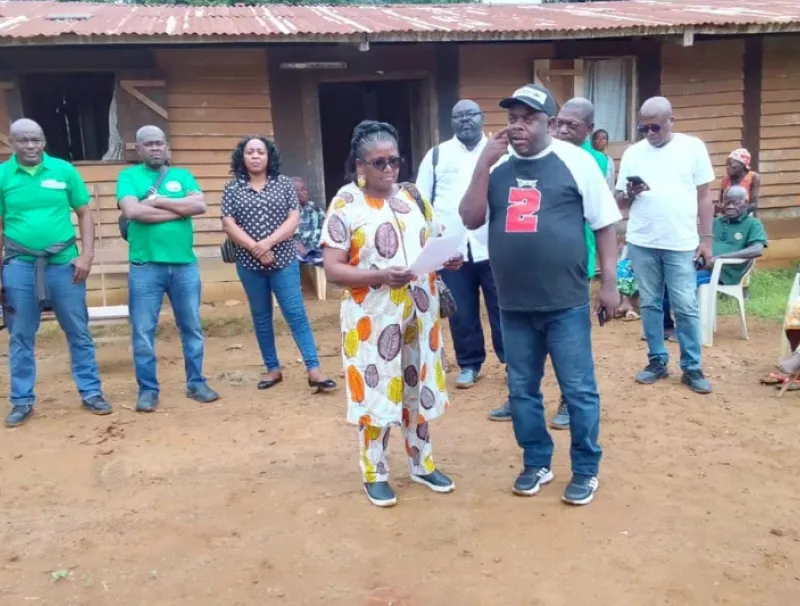 Makokou : le geste de cœur de l'honorable Virginie Valentine Bekopa-Roy © DR
