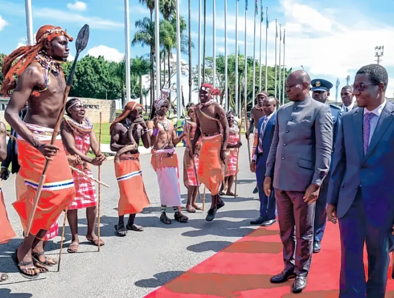 Brice Clotaire Oligui Nguema, président du Gabon en visite à Nairobi