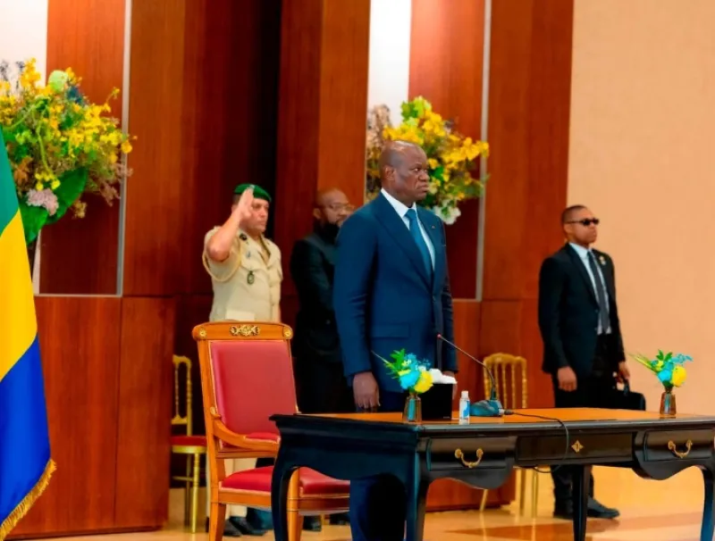 Brice Clotaire Oligui Nguema, président du Gabon 