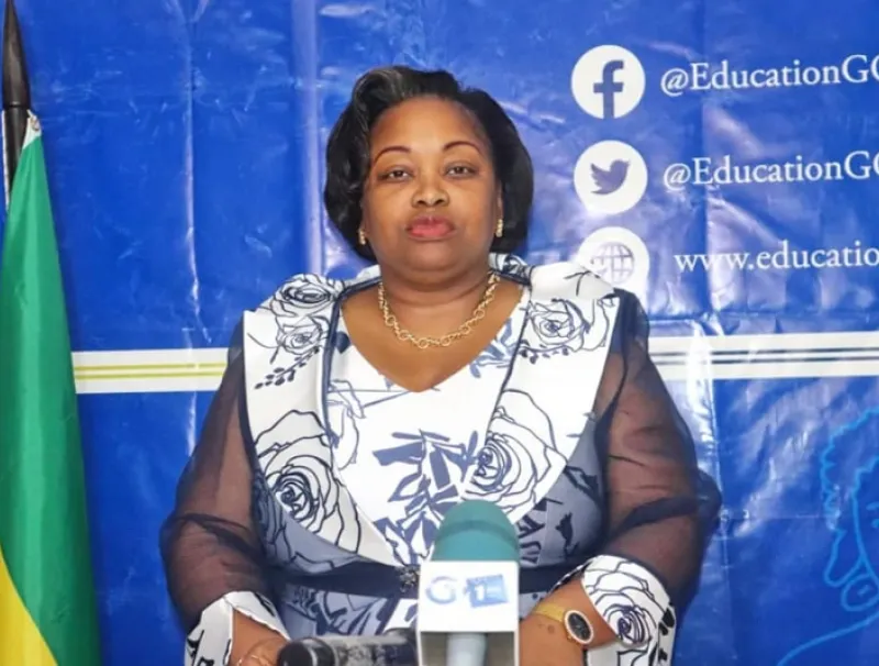 Camélia Ntoutoume-Leclercq, ministre d'état de l'éducation nationale