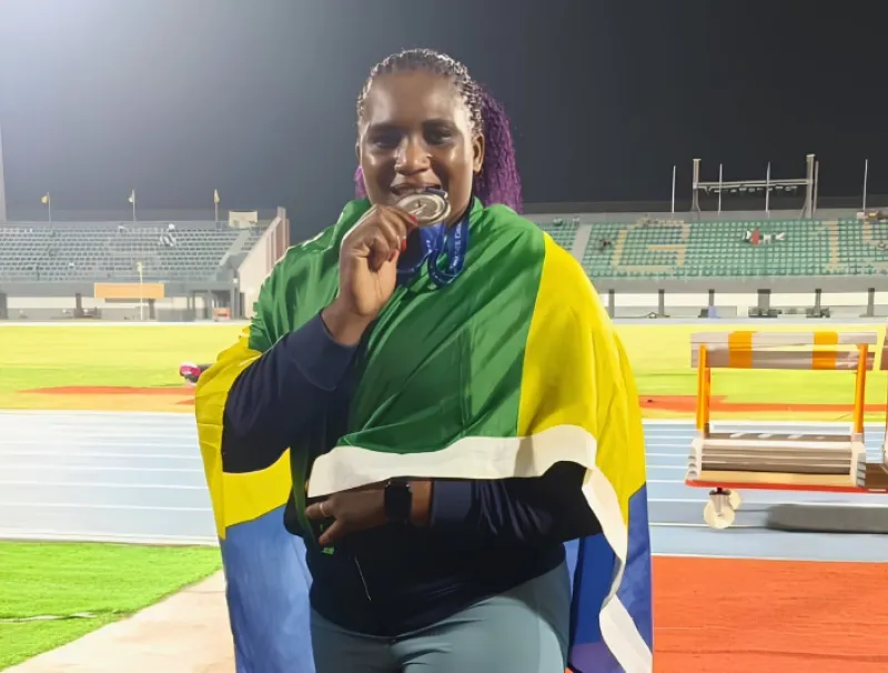 Carine Mekame Ndong, athlète gabonaise