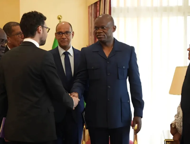 Reçu par le chef de l’Etat, le groupe Eramet a réaffirmé son engagement à accompagner le Gabon. © DR