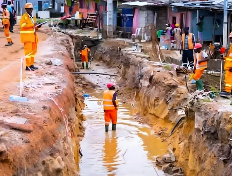 Chantier BTP de Mika Service