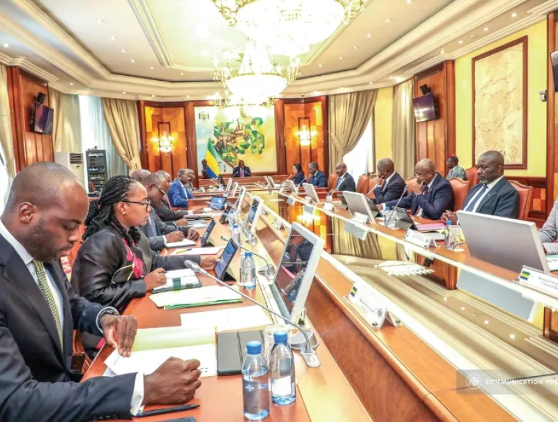 Conseil des ministres au Gabon
