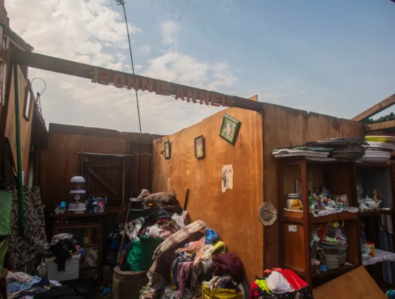 Dégats de pluie au pk10