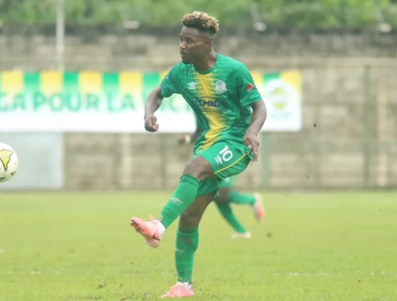 Samson Mbingui est le favori pour le titre de meilleur joueur de la saison. © DR