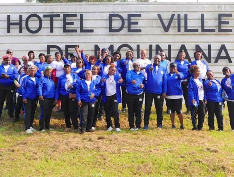  Les membres de l’association AMC de Mounana. : Arnaud Mihindou ©