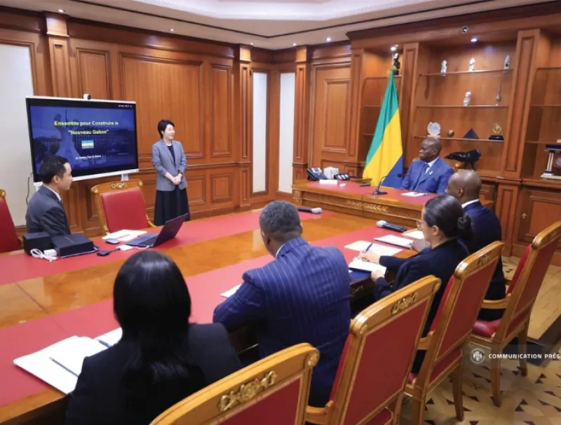 Oligui Nguema et la P-DG de Huawei Région Cémac évoquent la digitalisation de l’administration publique