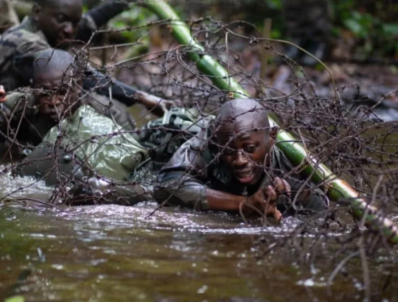 Le stage commando de l'ENFOMA. © DR