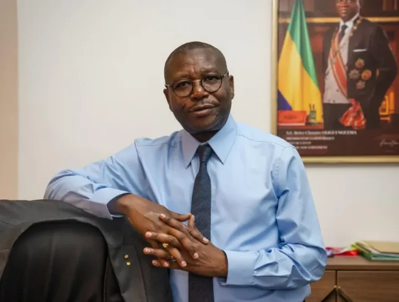 Edgard Moukoumbi, ministre de l'Intérieur, de la Sécurité publique et de la Décentralisation