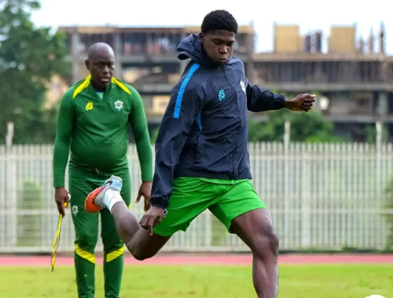 Entrainements de l'équipe nationale U20 du Gabon