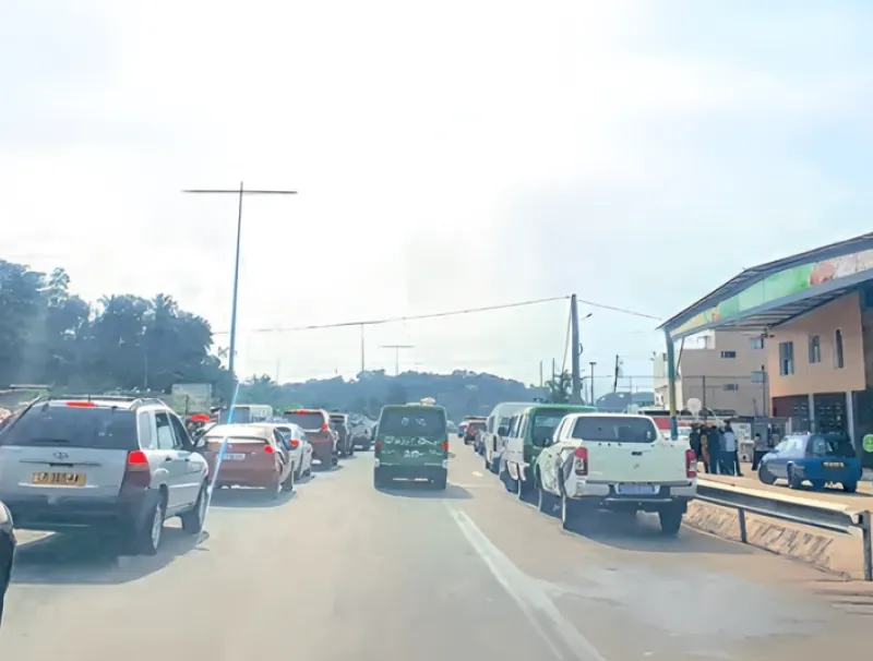 L’entrée de l’Hôpital régional de Melen