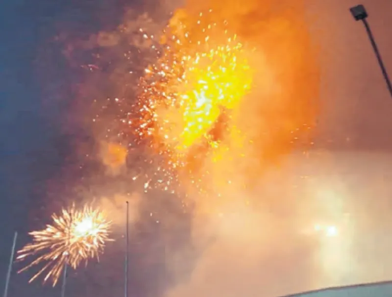 Le ciel d’Oyem illuminé