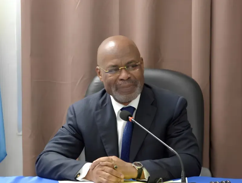 Germain Ngoyo Moussavou, président de la Haute autorité de la communication (HAC) 