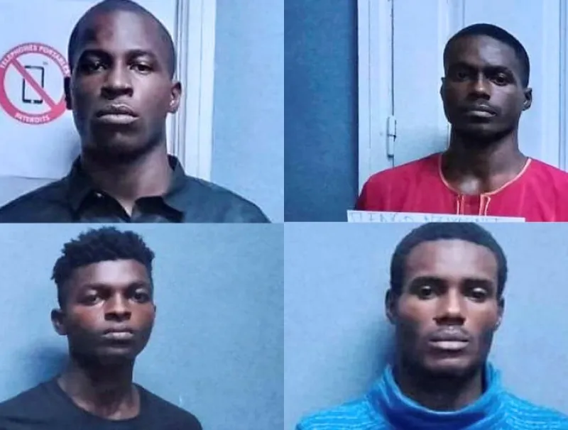 Les quatre individus ayant simulé un kidnapping ont été mis en prison