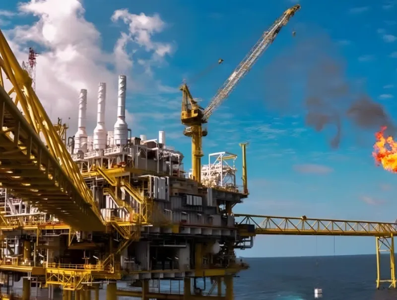 Installation pétrolière au Gabon