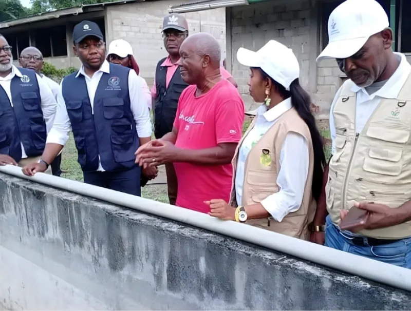 La délégation sur le site incubateur de Zomo Missomigone abritant l’essentiel des investissements