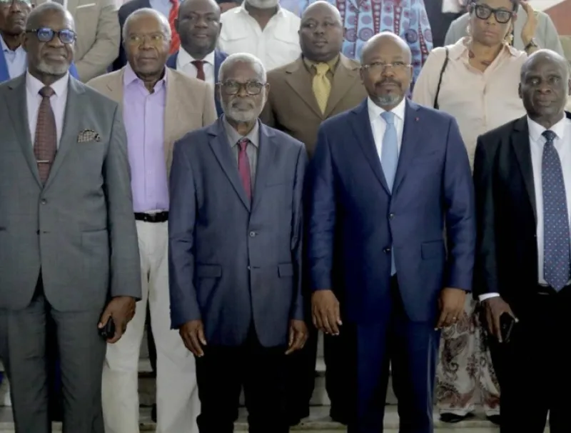 Des leaders des partis politiques de l’opposition lors d’une récente sortie