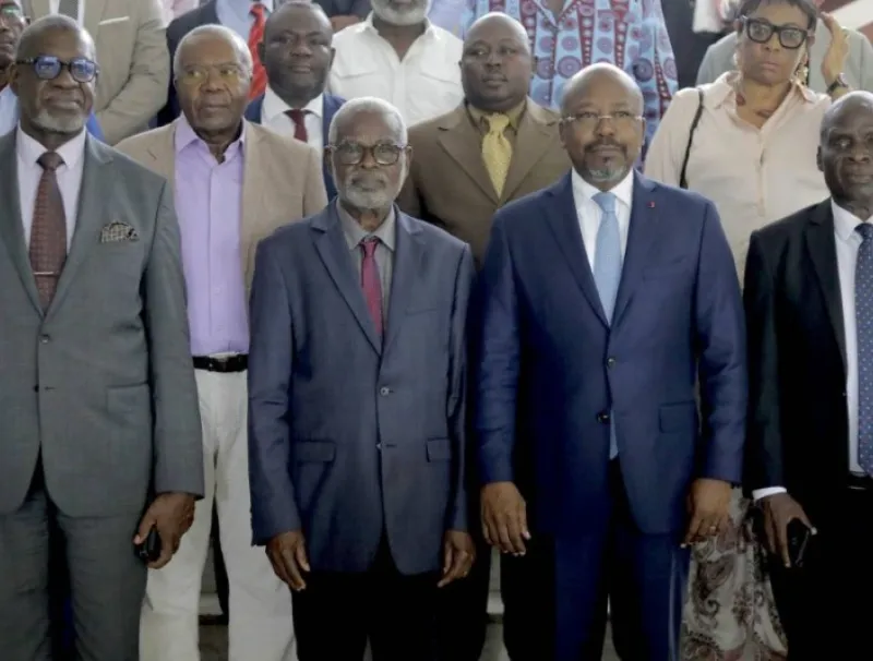 Des leaders des partis politiques de l’opposition lors d’une récente sortie 