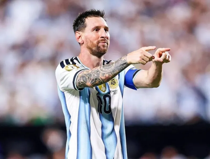 Lionel Messi, footballeur international 
