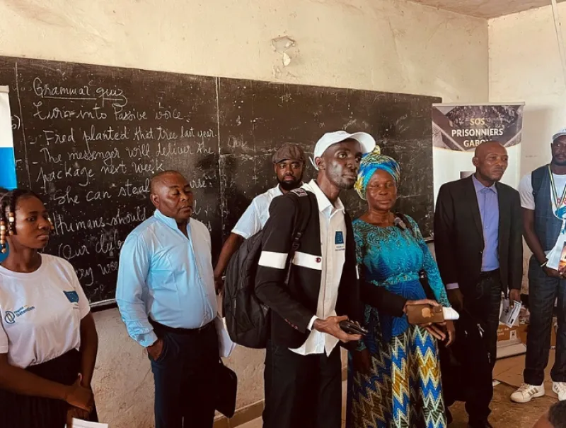Lionnel Engonga, président de SOS Prisonniers