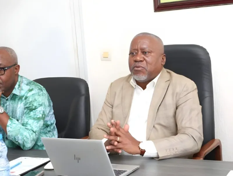  Brice Mbika Ndjambou, président de la Linafp