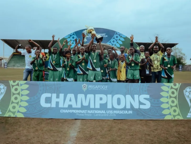 La sélection provinciale de la Ngounié vainqueur du Tournoi national U15