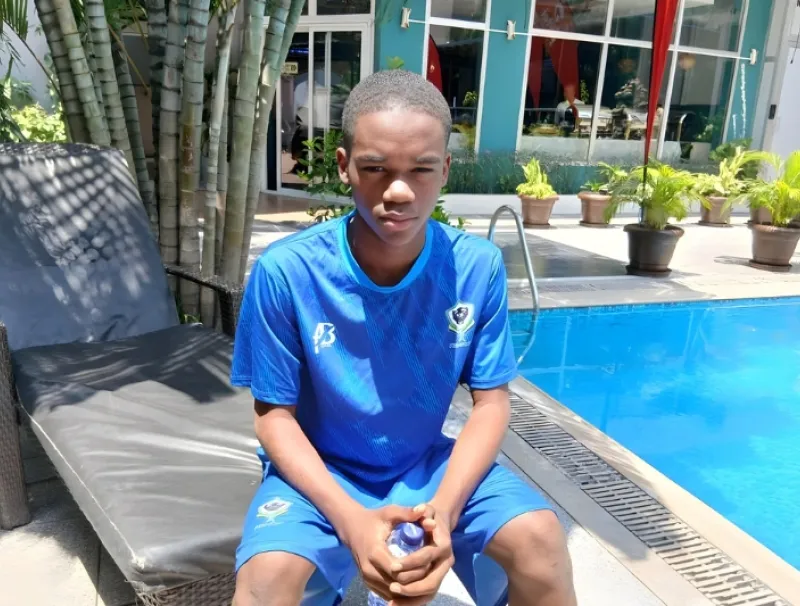 Noguy Nlemadielemane, capitaine des panthères U17