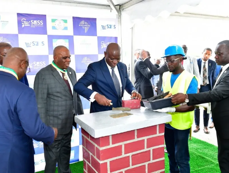 Énergie : Oligui Nguema pose la première pierre de la centrale thermique à gaz d’Owendo