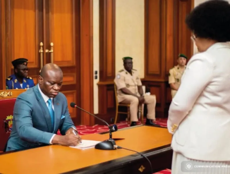 Brice Clotaire Oligui Nguema, président de la république gabonaise