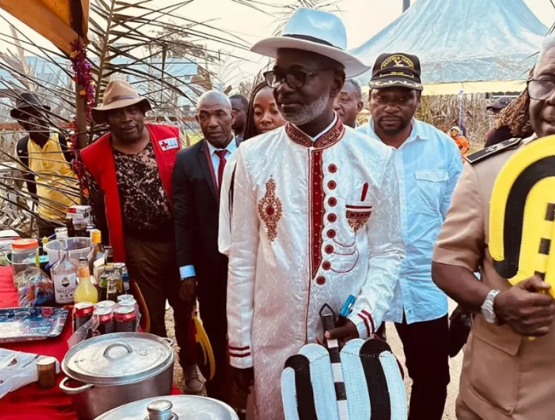 Sylvestre Mezui M'Obiang, maire d'Oyem