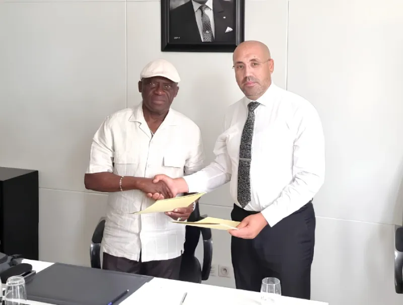 Avec cette signature, l’équipementier marocain s’engage également à ouvrir une boutique des Panthères à Owendo