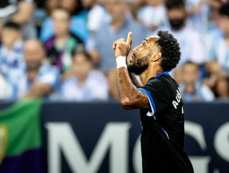 Pierre-Emerick Aubameyang, footballeur international gabonais