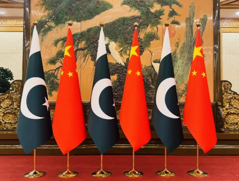 Drapeaux Chine-Pakistan