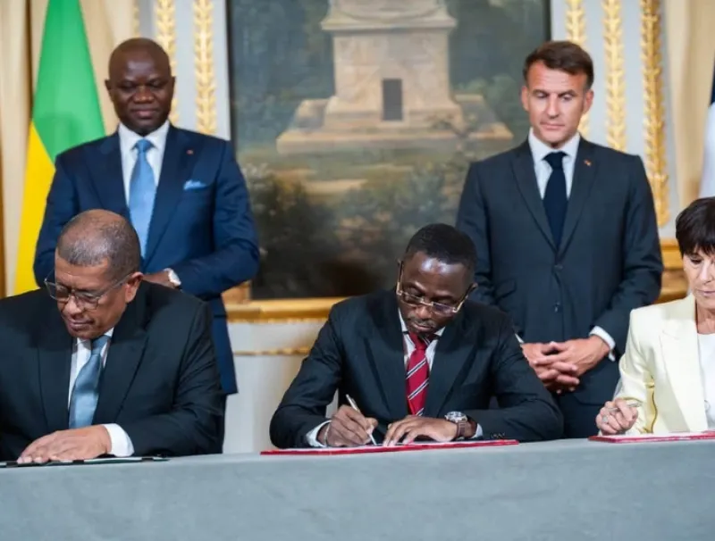 Signature de l'accord entre Eramet et l'État gabonais