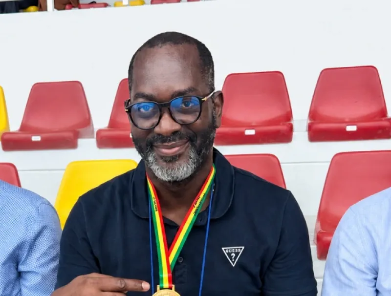 Stéphane Soami-Mabiala, président de la Fédération gabonaise de natation.