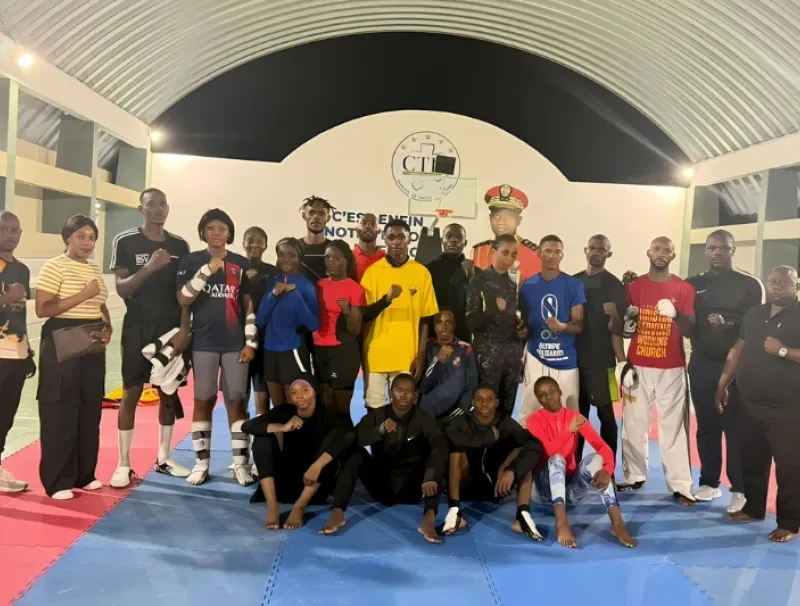 Les internationaux gabonais de Taekwondo