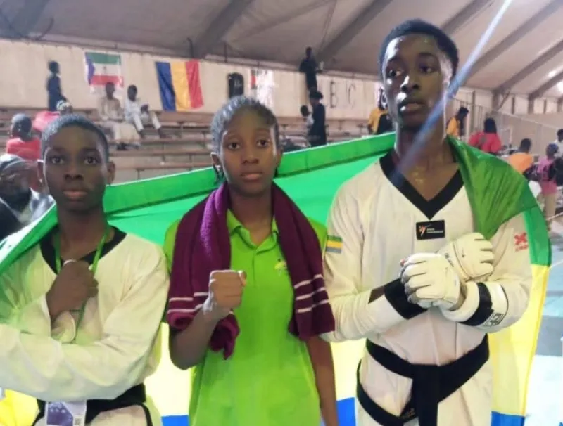 Taekwondo/Championnats d'Afrique Zone 4 : déjà six  médailles dont trois  en or pour le Gabon