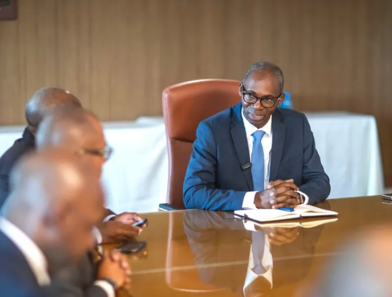 Thierry Minko, ministre de l'économie