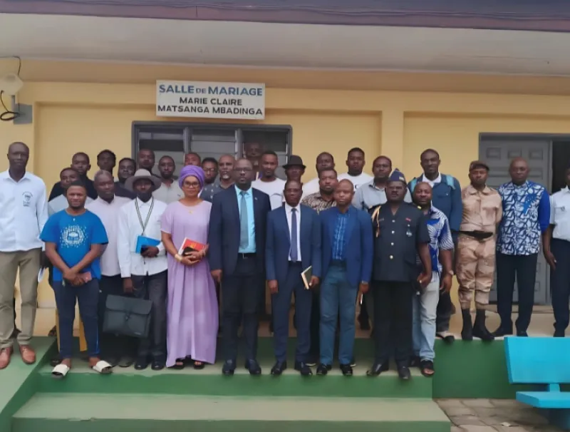 Rencontre entre les transporteurs urbains et le procureur de la République du Tribunal de première instance de Tchibanga