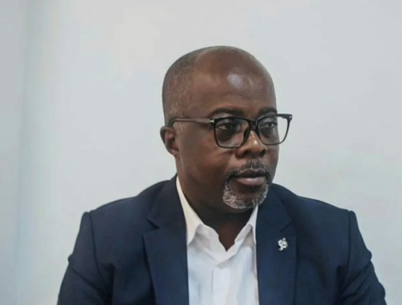 Julien Florent Assoumou Akue, président du groupe parlementaire de l'Union démocratique des bâtisseurs (UDB) à l'Assemblée nationale