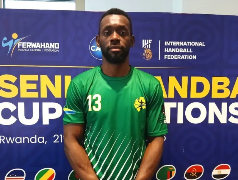 Yannick Aubyang Milama, handballeur gabonais