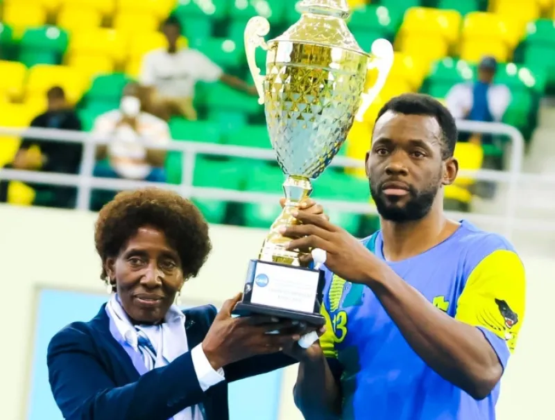 Yannick Aubyang Milama, handballeur gabonais