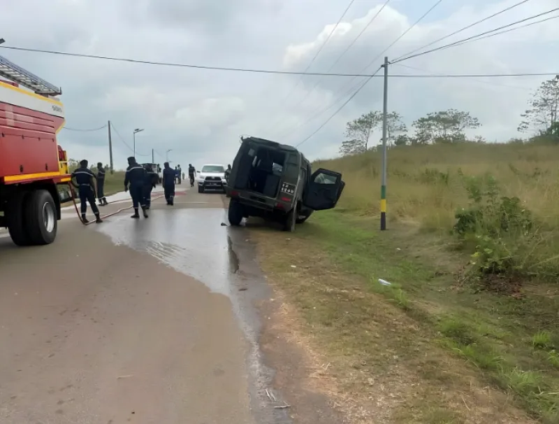 Accident de circulation à Tchibanga
