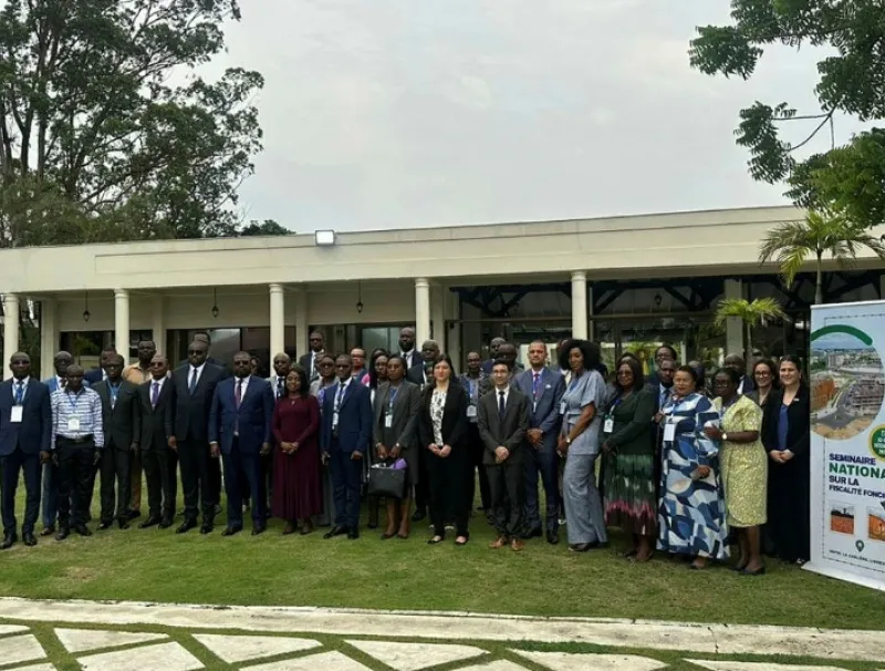 Une vue des officiels lors de la cérémonie d’ouverture.