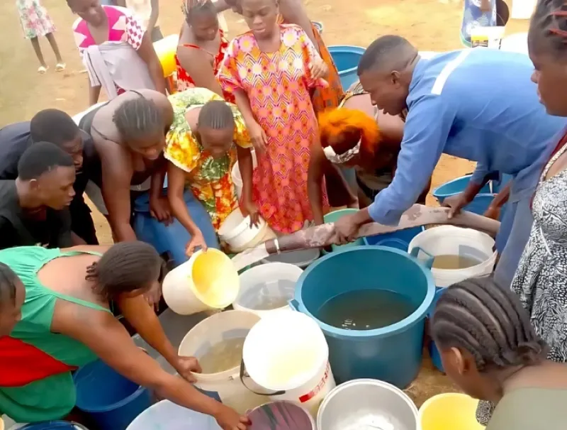 Franceville : les populations voisines de Sucaf Gabon confrontées à un problème d'eau.